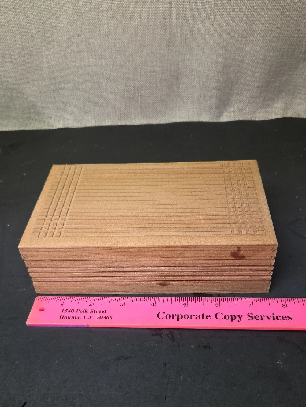 Vintage Jewelry Box Cedar Souvenir Trinket Box. Balsa Wooden Box‎